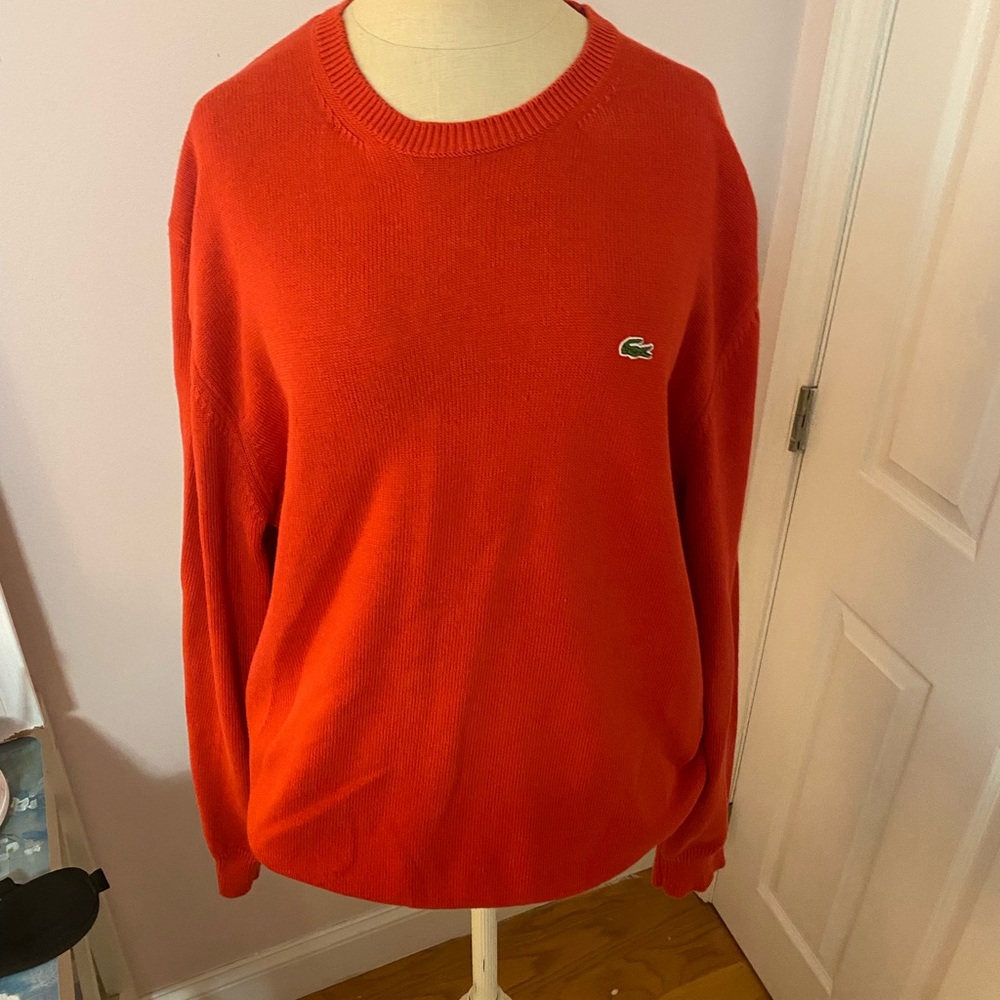 Small red sweater Lacoste